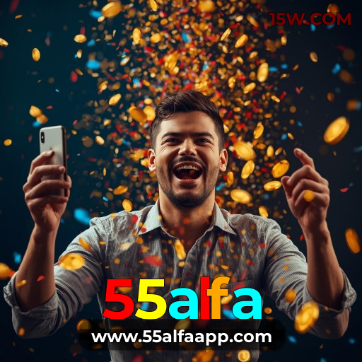 Aplicativo móvel 55alfa para iOS e Android